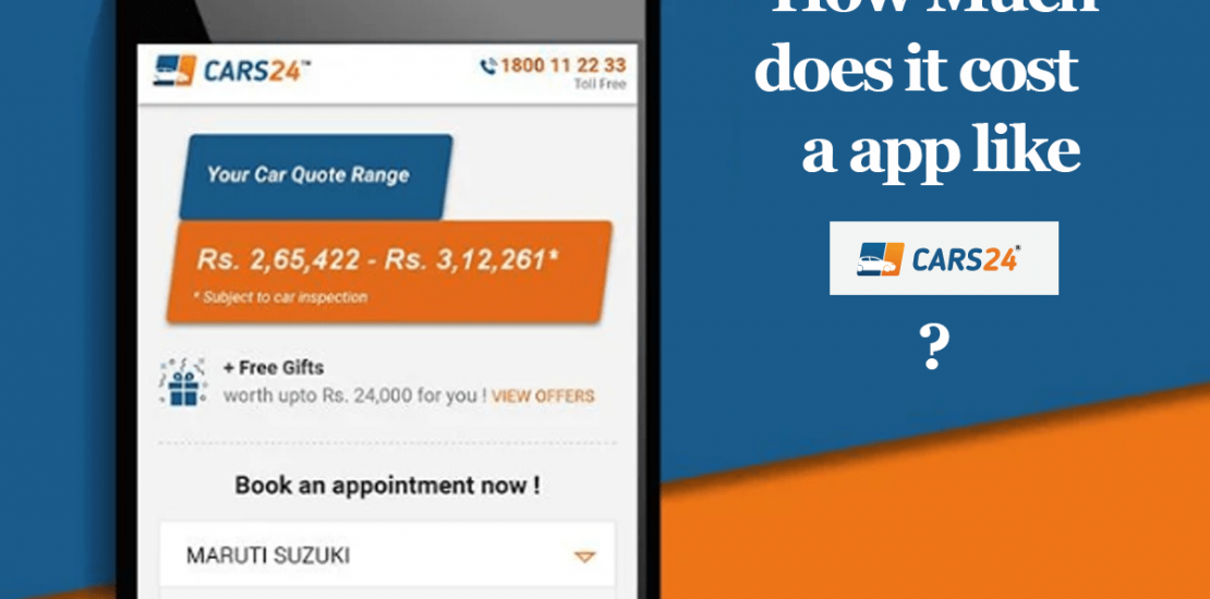 how much does an app like cars24 cost