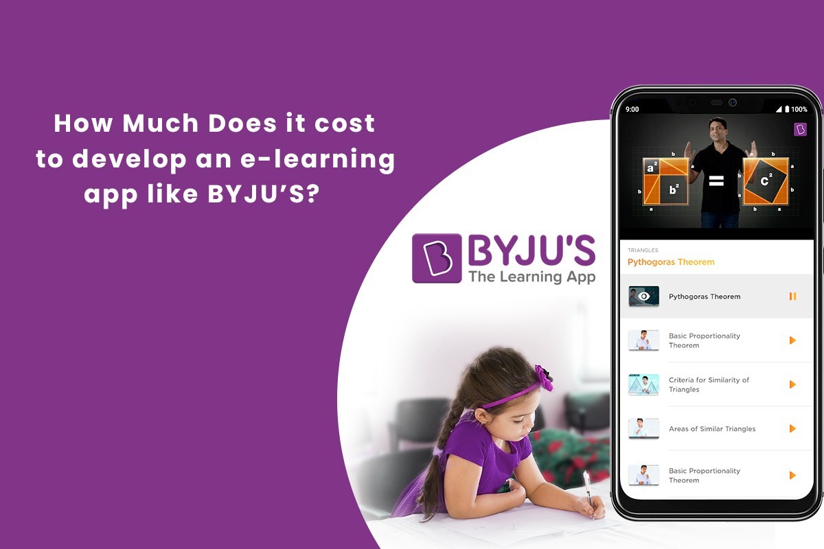 how much does it cost to develop an elearning app like byju's