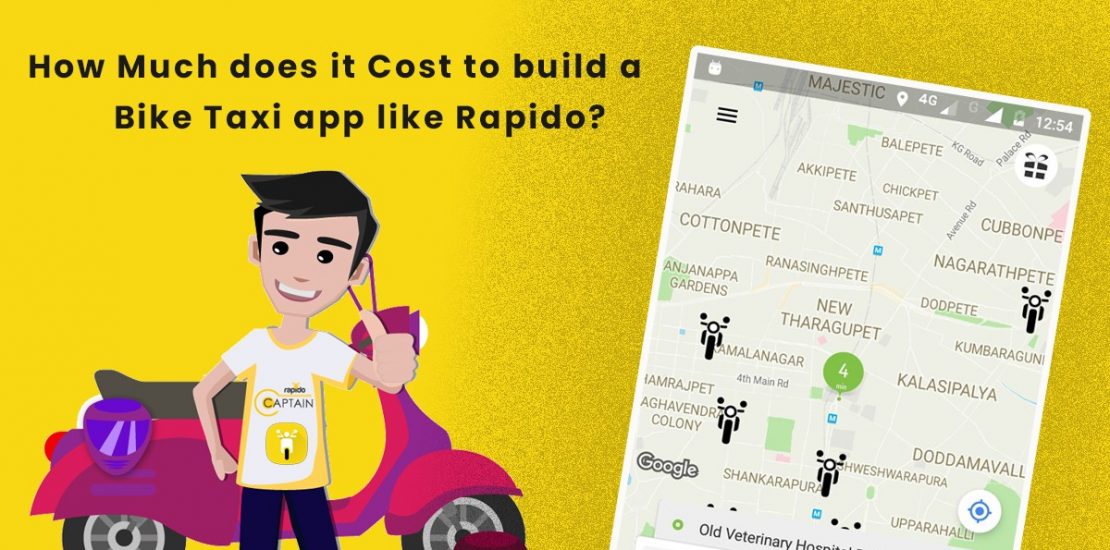 How Much Does it cost to develop a Bike Taxi Booking app like Rapido?