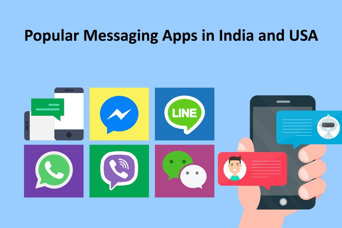 Top Mobile Messaging / Chatting Apps in India & USA