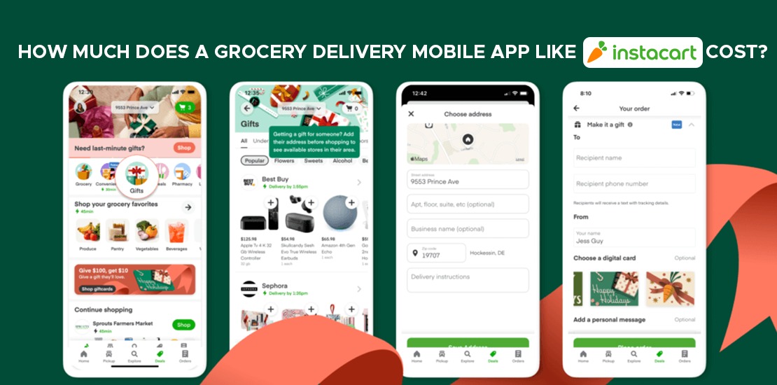 How much does A Grocery Delivery Mobile App like Instacart Cost?