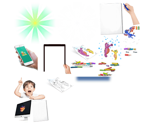 Augmented Reality Live coloring book solution