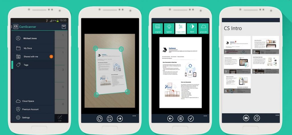 document scanner mobile application likes CamScanner