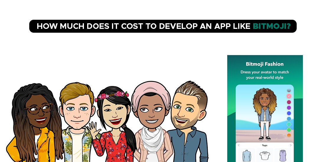 cost to develop an app like bitmoji