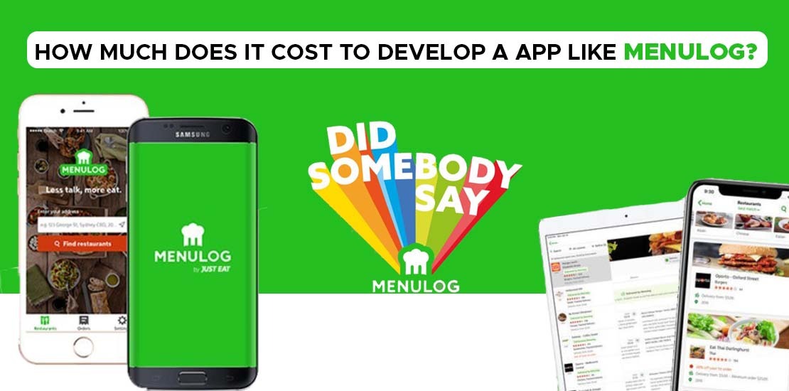 Menulog app development cost