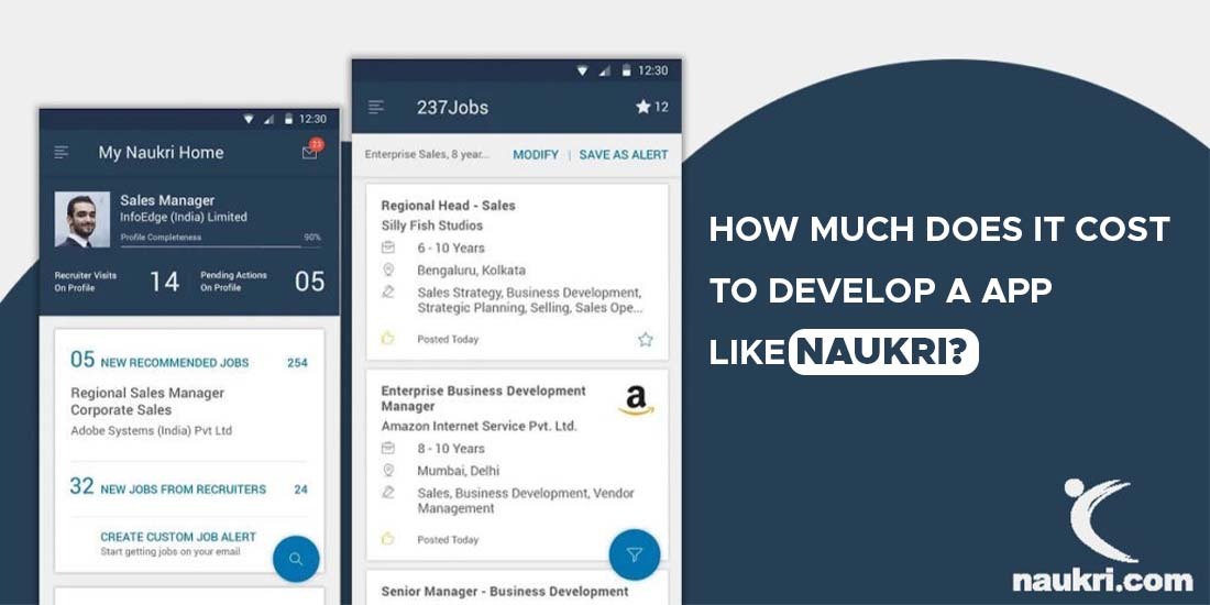 How Much does it cost to develop a Job Portal App like Naukri