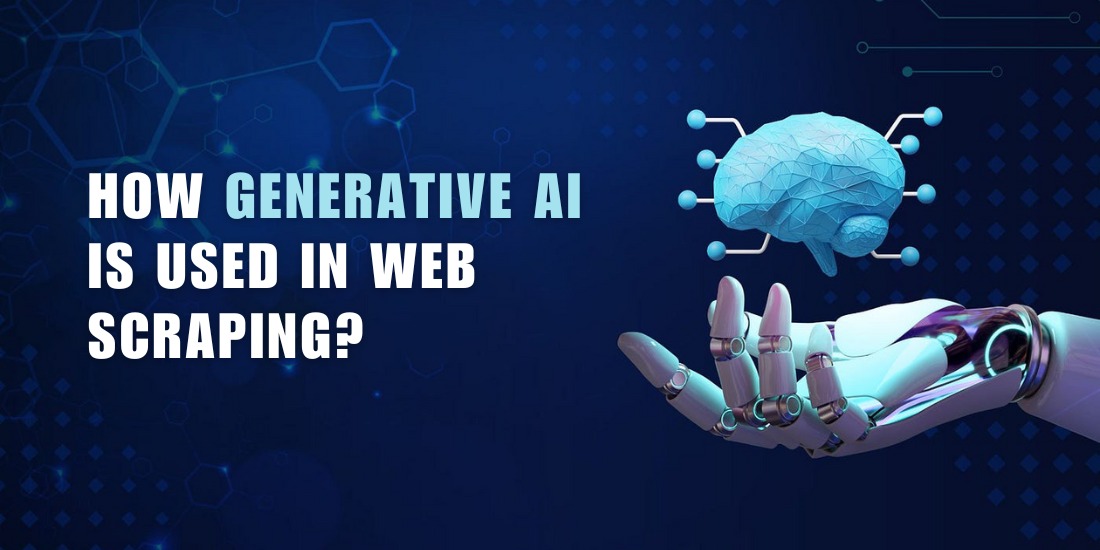 How generative ai is used in web scraping?