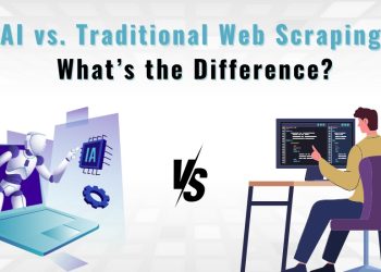 Traditional vs. AI web scraping