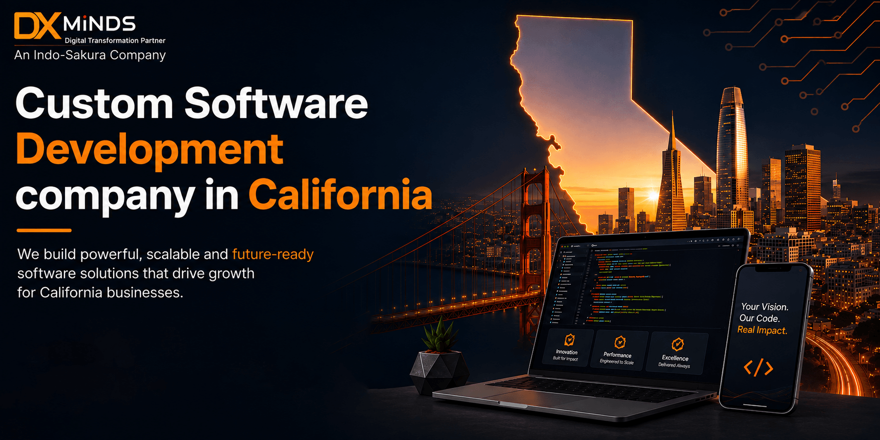 custom software development company in california