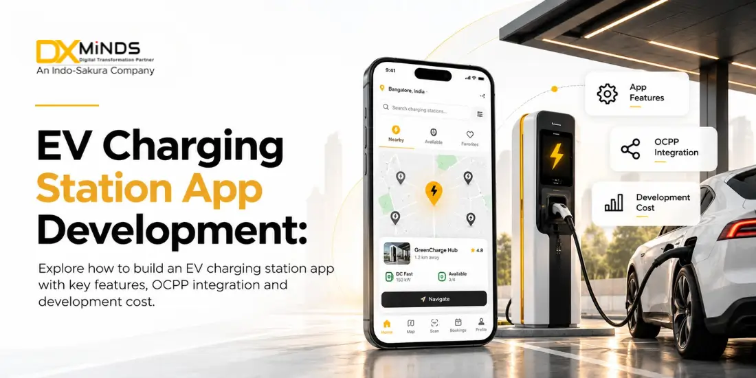 EV charging station app development