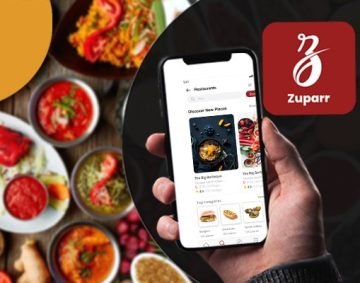 Zupar delivery app developed by DxMinds